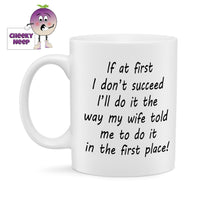 10oz ceramic mug with the text 